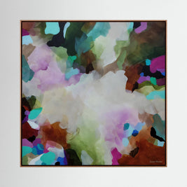 Movement in Colour - Framed Canvas Print
