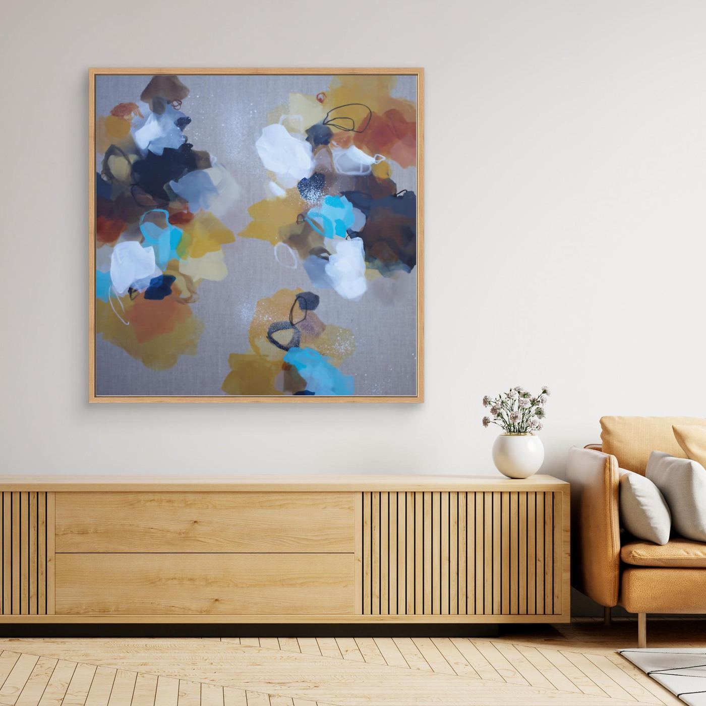 Moving Forward II - Framed Canvas Print