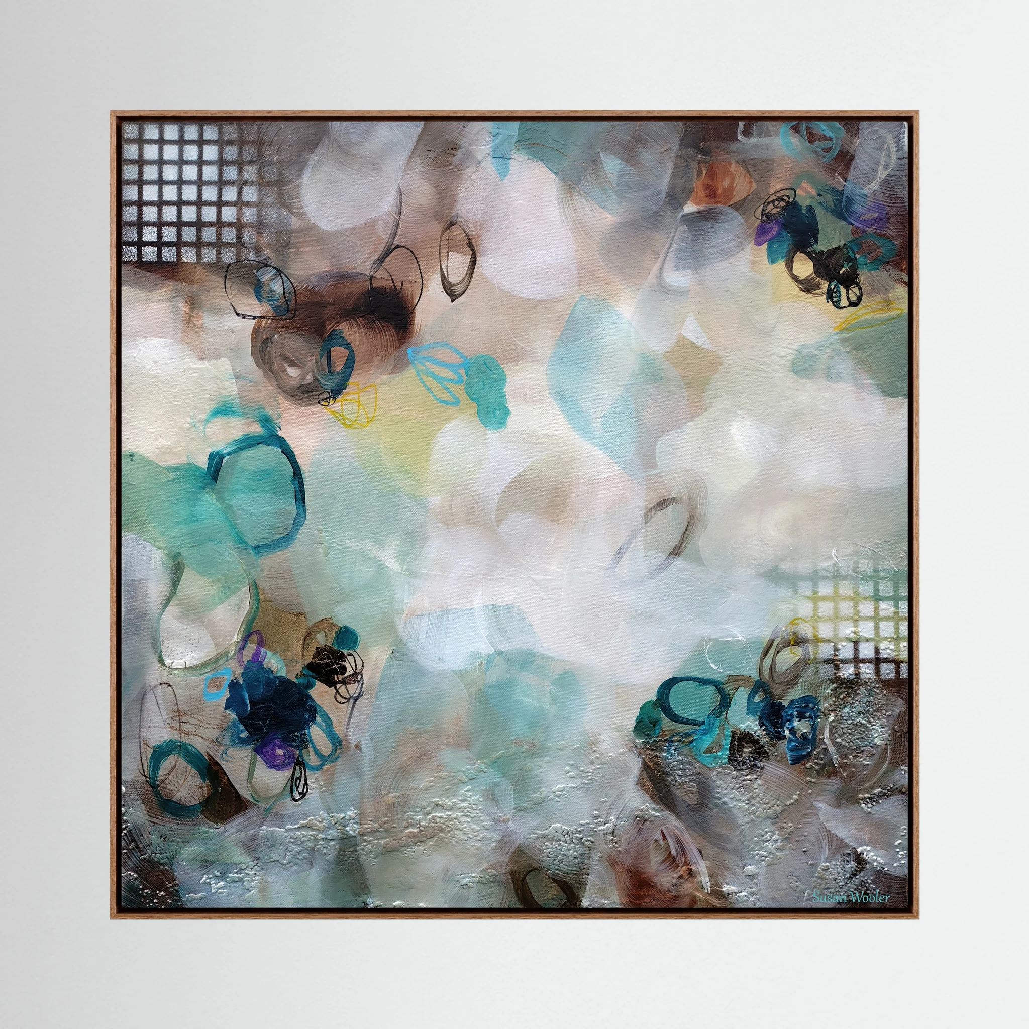 Mountain Dawn - Framed Canvas Print