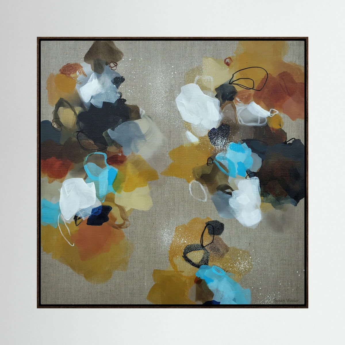 Moving Forward II - Framed Canvas Print