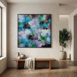 Breathe - Framed Canvas Print