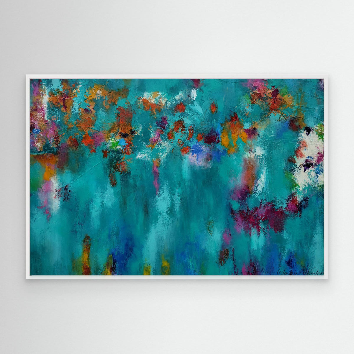 Where the Ridge Meets the Deep - Framed Canvas Print