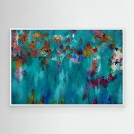 Where the Ridge Meets the Deep - Framed Canvas Print