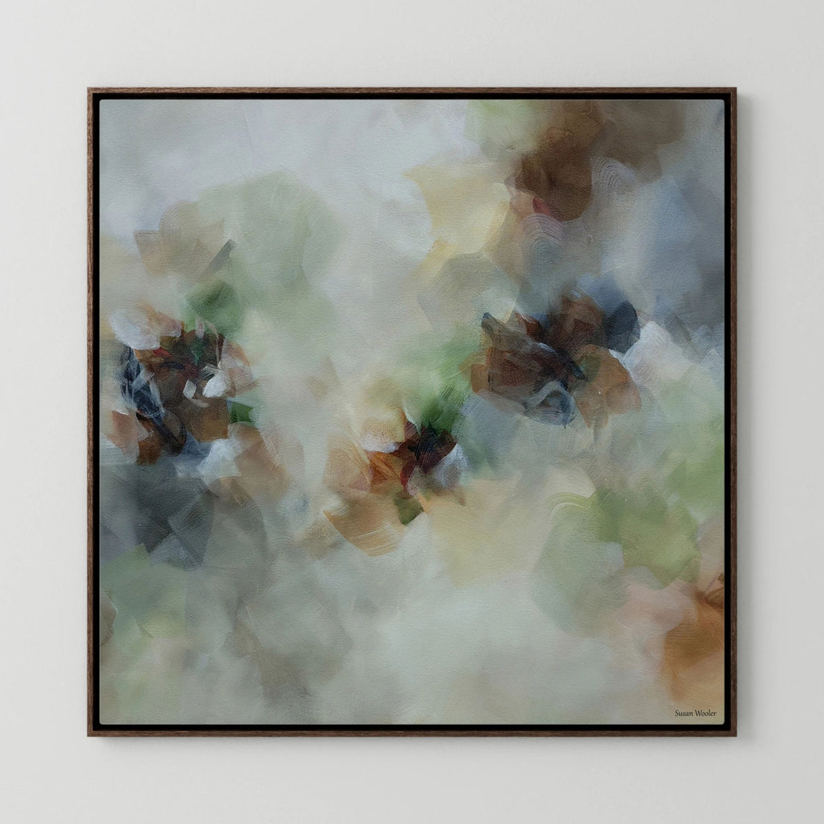 Earth Echoes - Framed Canvas Print