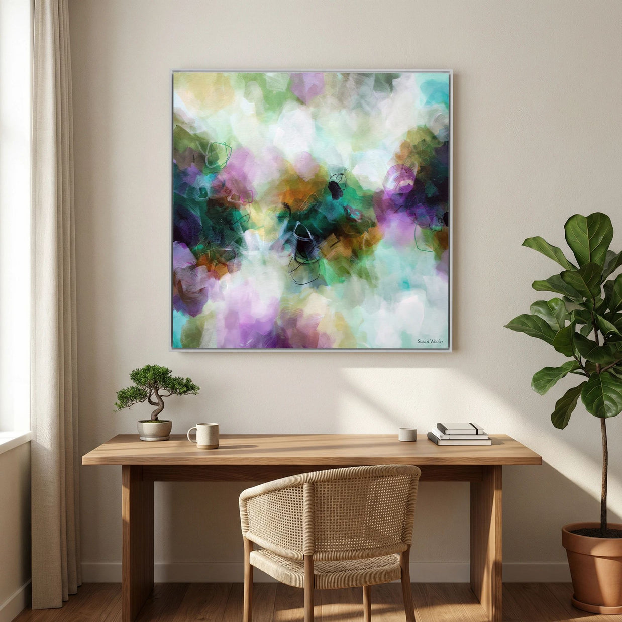 Whispers in the Forest- Framed Canvas Print