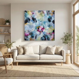 Petunia Blooms - Framed Canvas Prints