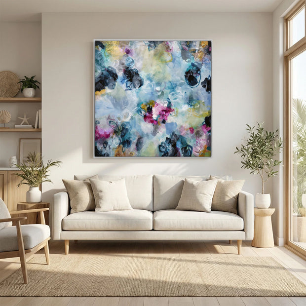 Petunia Blooms - Framed Canvas Prints