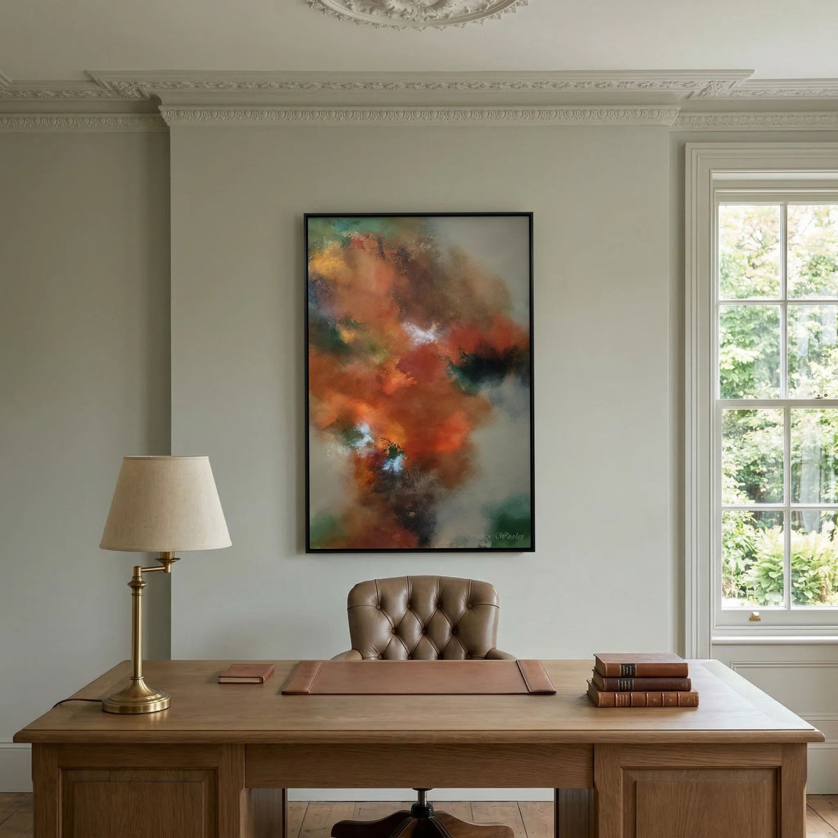 Copper & Clay - Framed Canvas Print