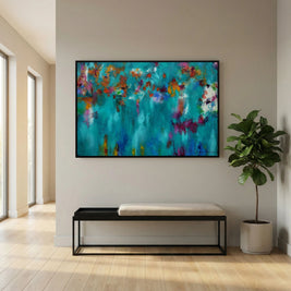 Where the Ridge Meets the Deep - Framed Canvas Print