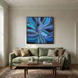 Vortex - Framed Canvas Print