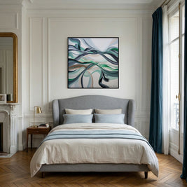 Undulation - Framed Canvas Print