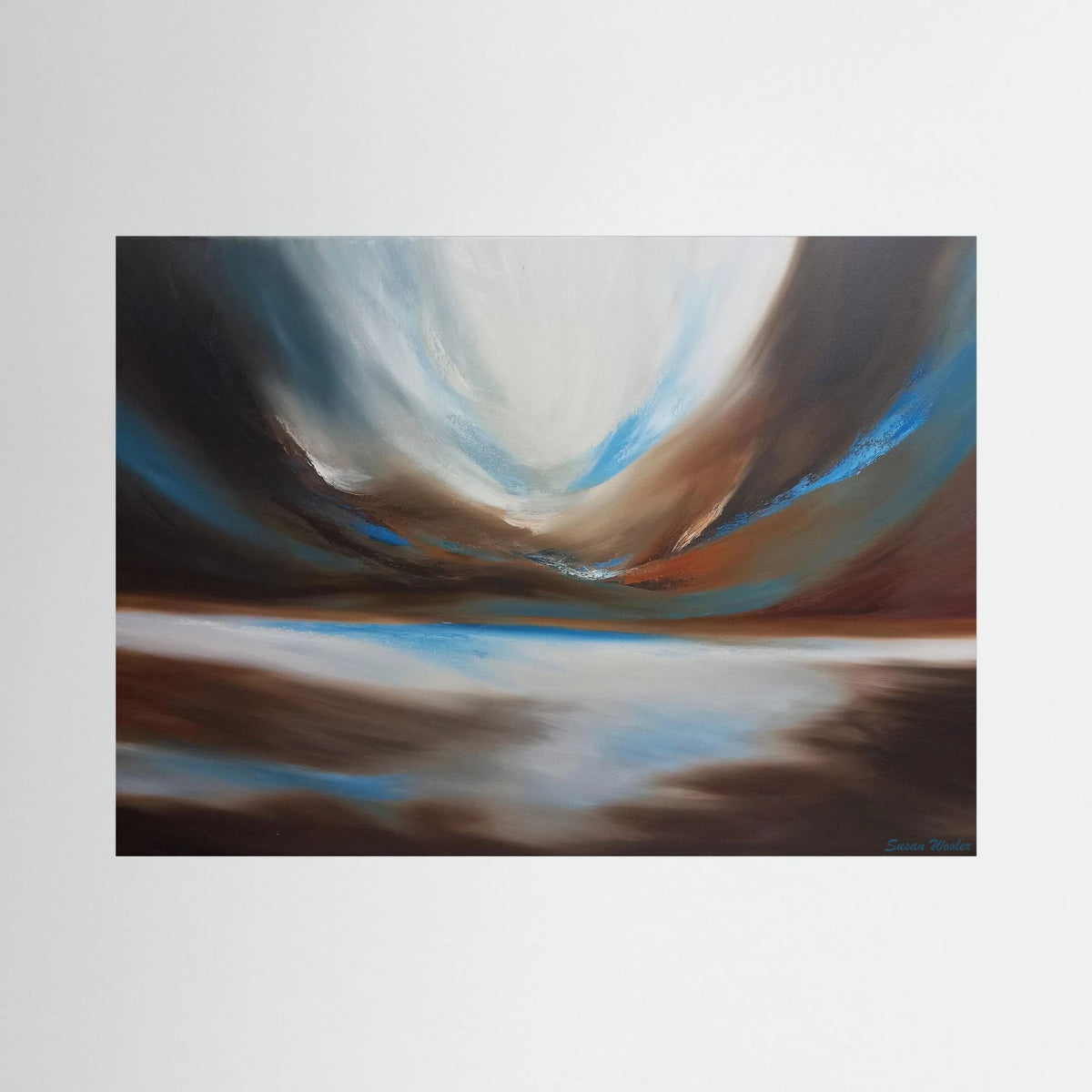 Drifting Light - Framed Canvas Print