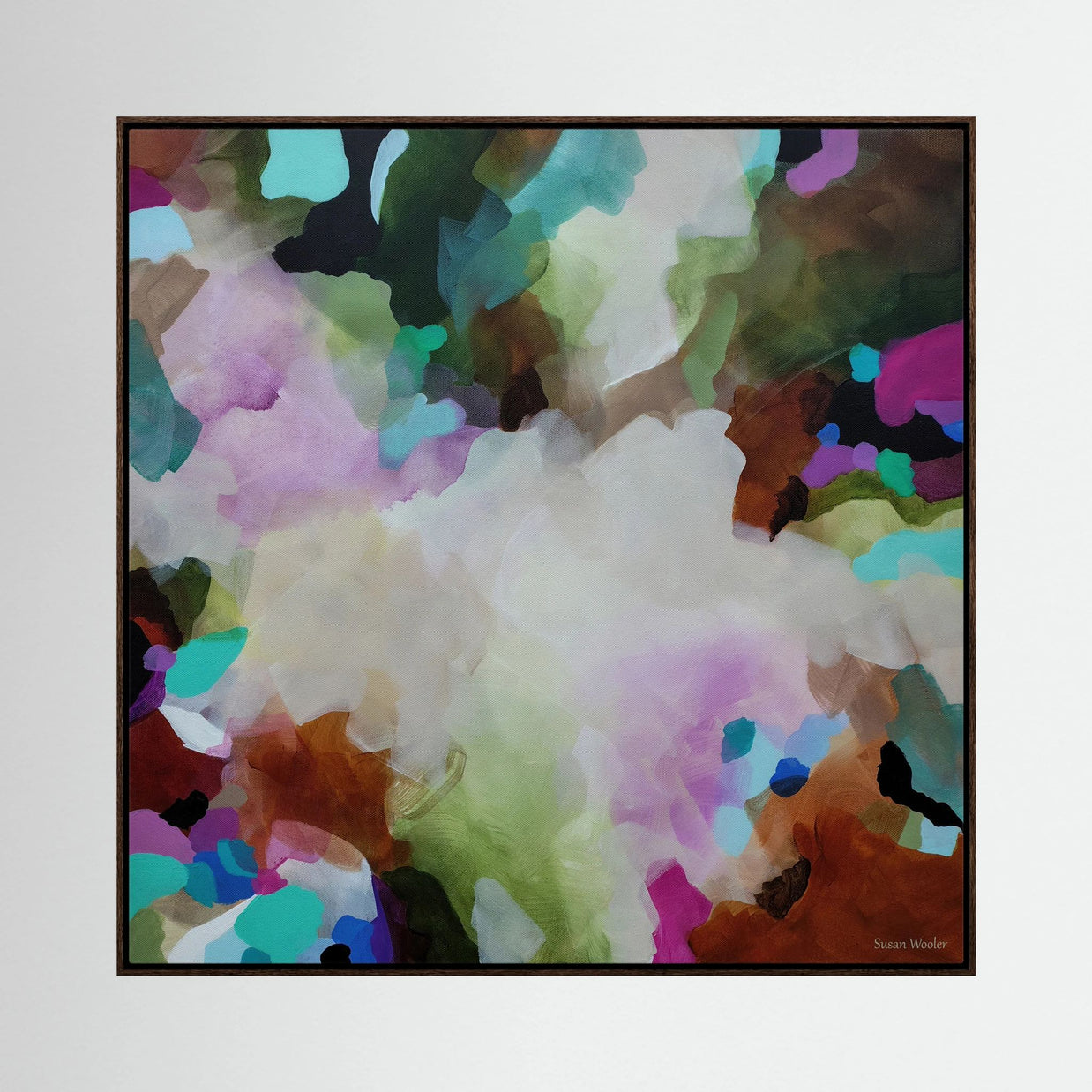 Movement in Colour - Framed Canvas Print