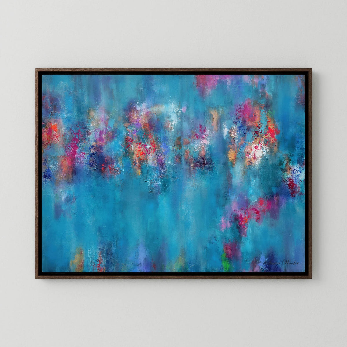 Where the Light Rested - Framed Canvas Print