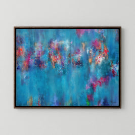 Where the Light Rested - Framed Canvas Print