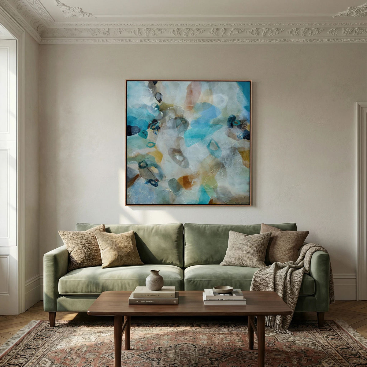 Haven of Peace - Framed Canvas Print