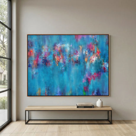 Where the Light Rested - Framed Canvas Print