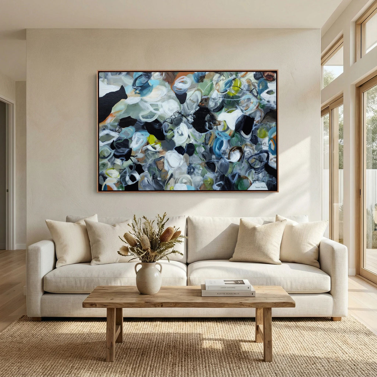 Whispers of Nature - Framed Canvas Print