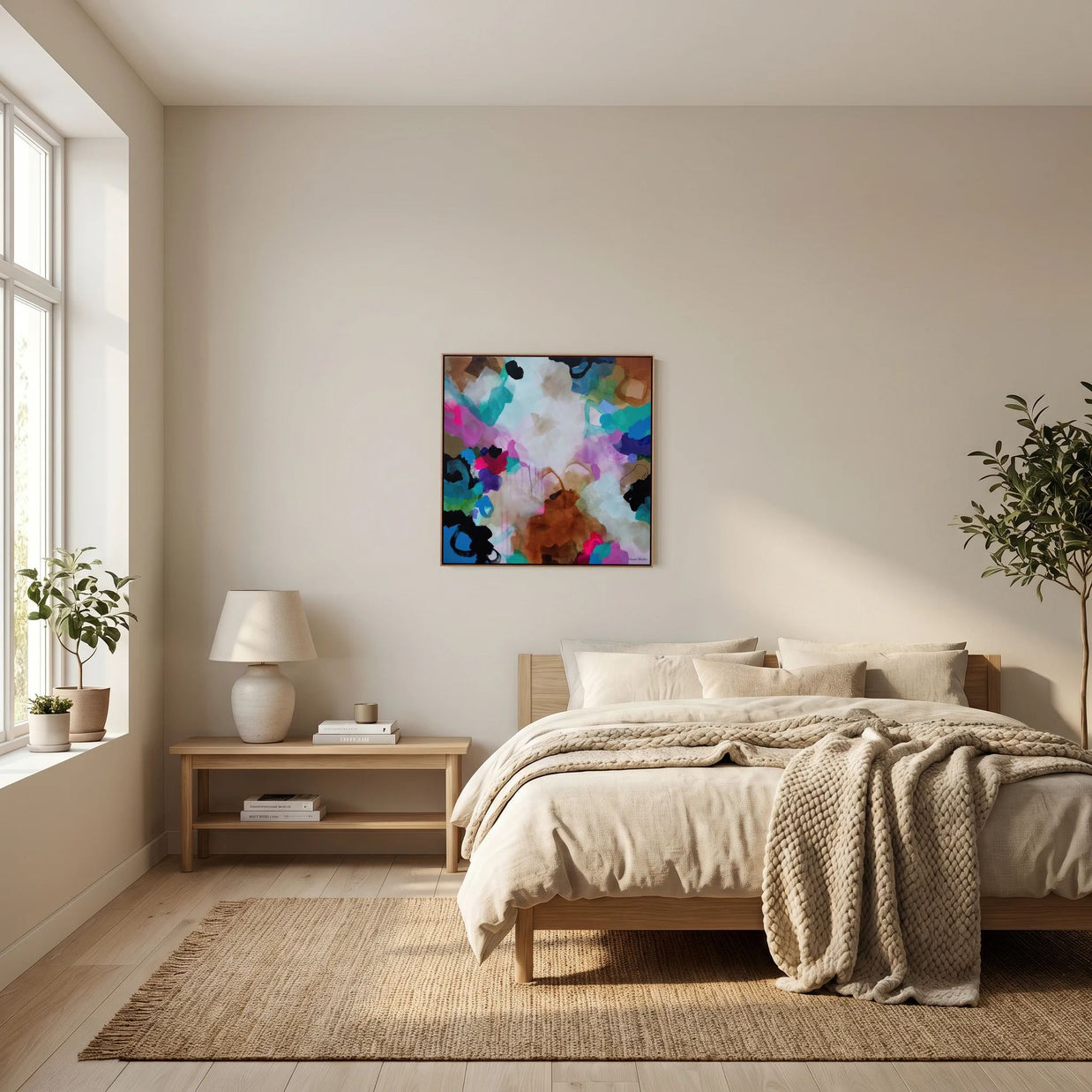 Where the Land Breathes - Framed Canvas Print - Copy