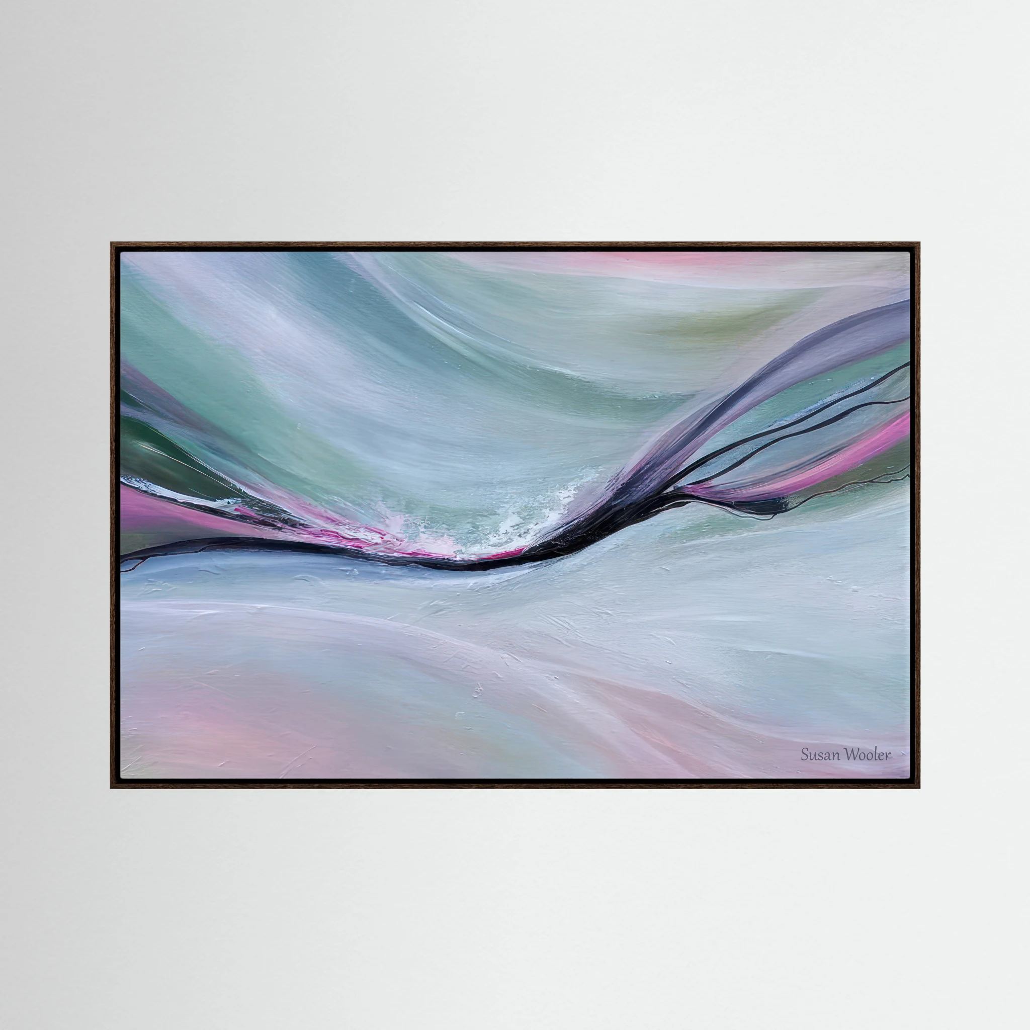 Night Sky - Framed Canvas Print