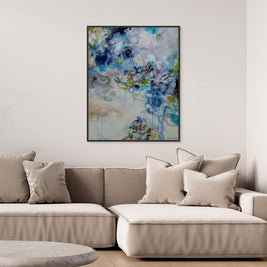 Exhaled Emotions - Framed Canvas Print by Susan Wooler