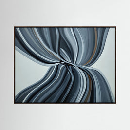 Structural Flow - Framed Canvas Print