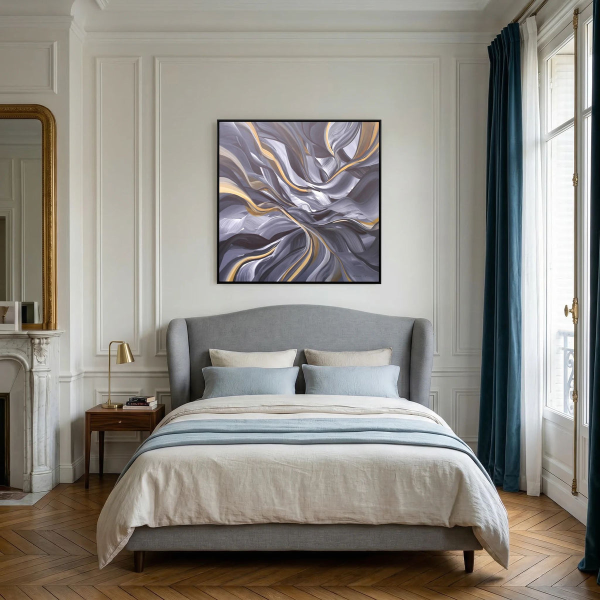 Aura - Framed Canvas Print