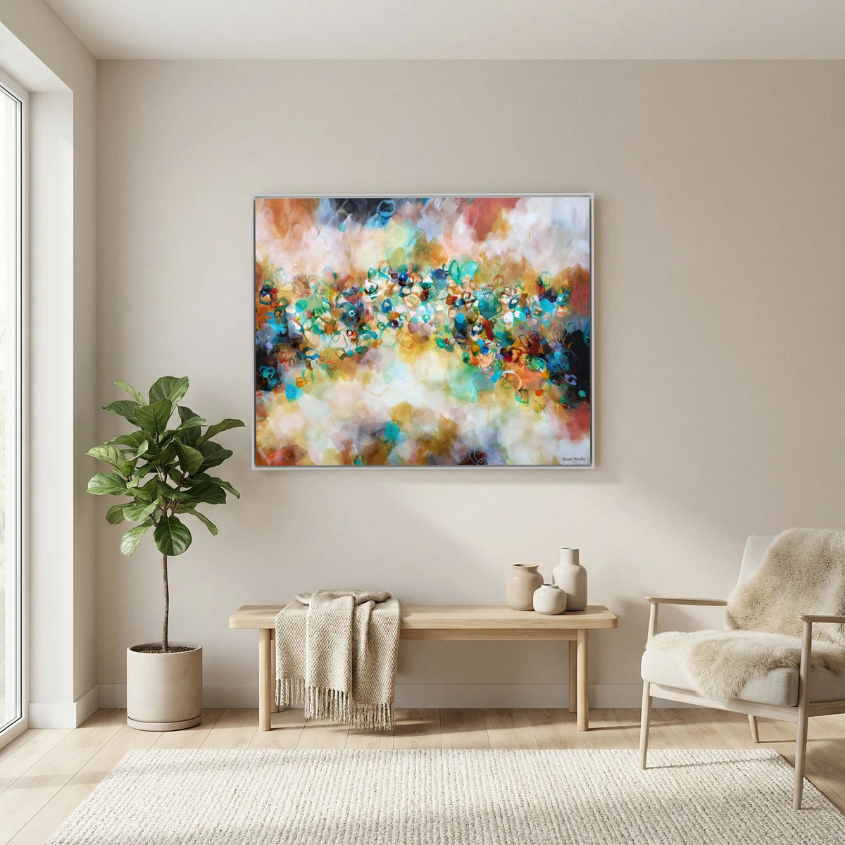 Golden Hour - Framed Canvas Print
