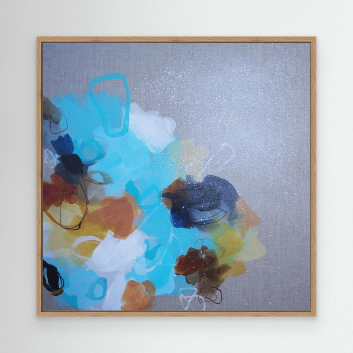 Moving Forward III - Framed Canvas Print