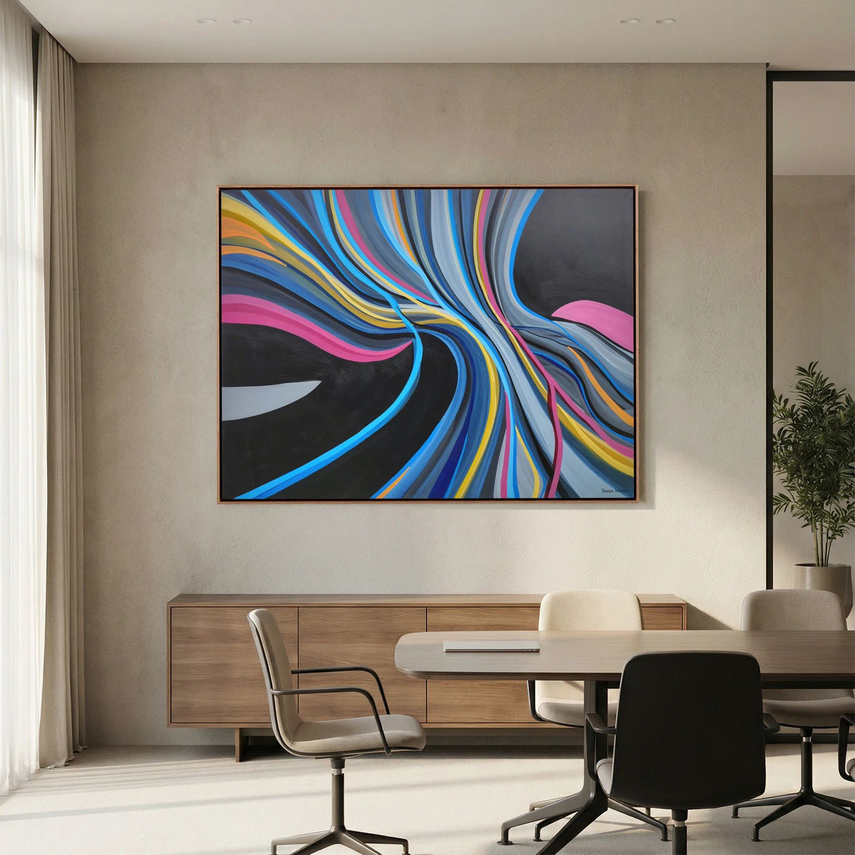 Equivocation - Framed Canvas Print
