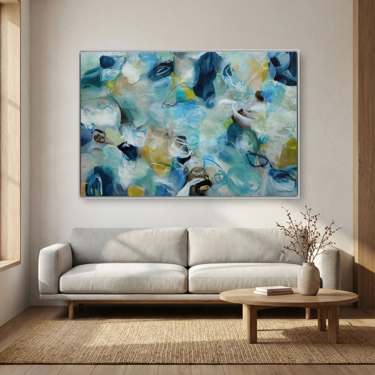 In between days - Framed Canvas Print