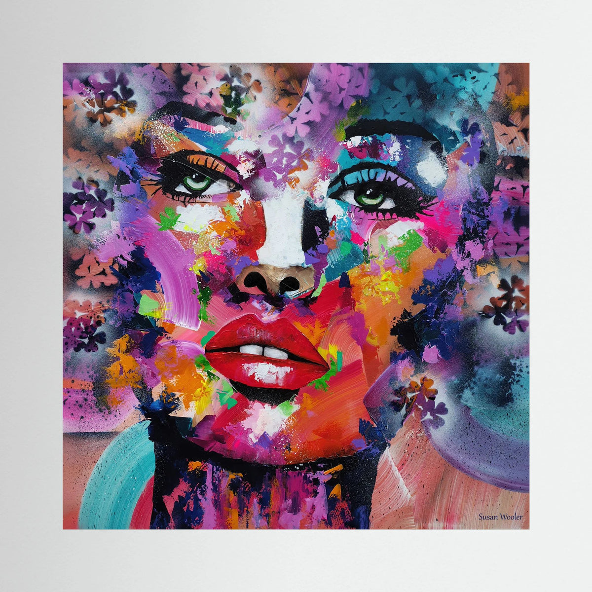 Spectrum of a Soul - Framed Canvas Print