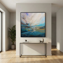 Silent Drift - Framed Canvas Print