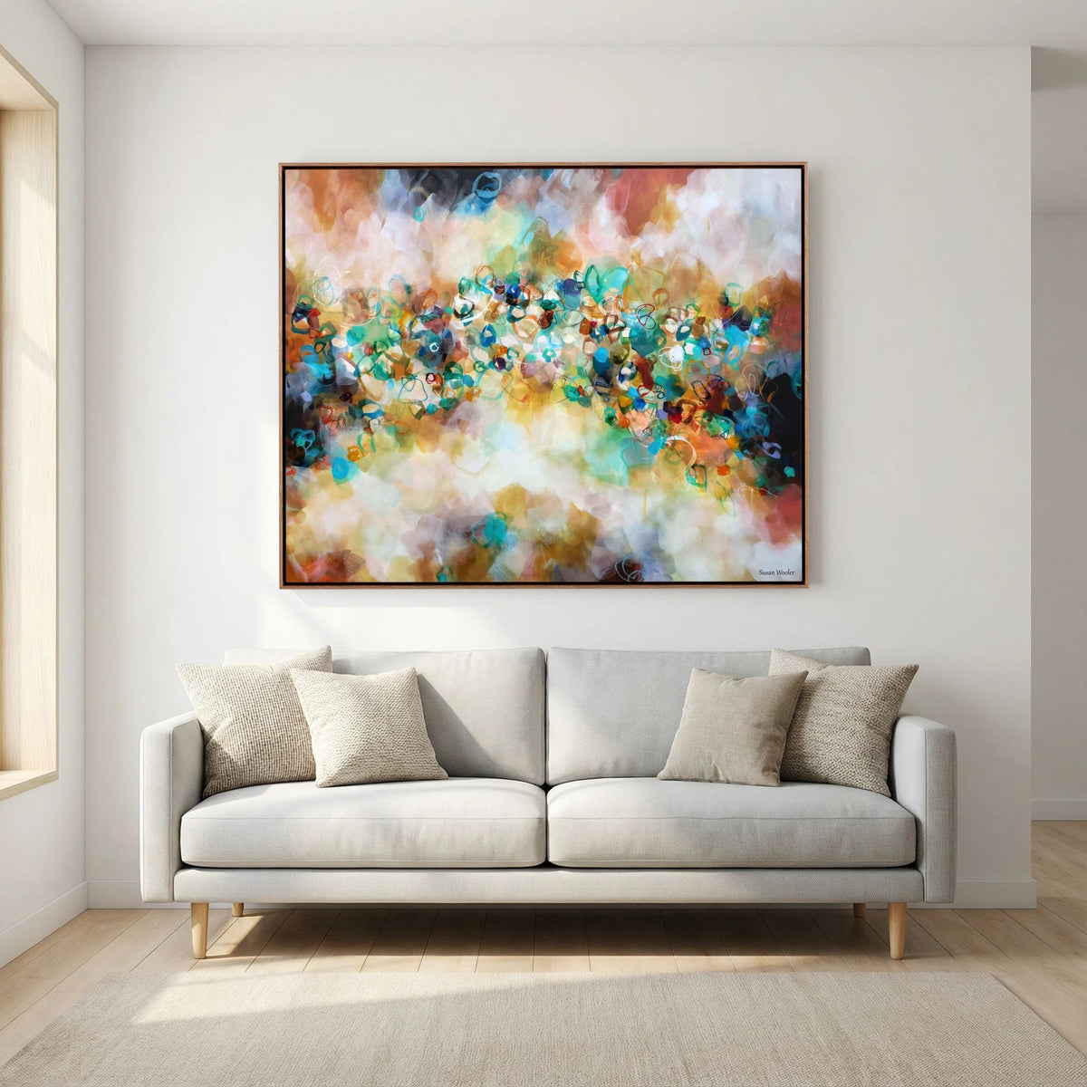Golden Hour - Framed Canvas Print
