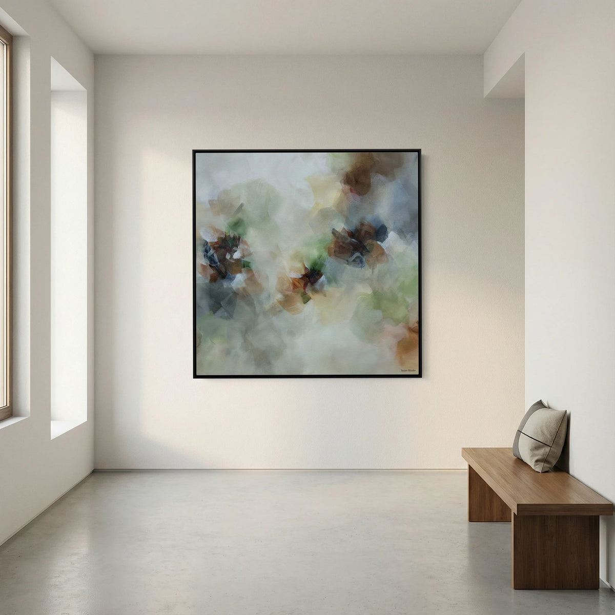 Earth Echoes - Framed Canvas Print