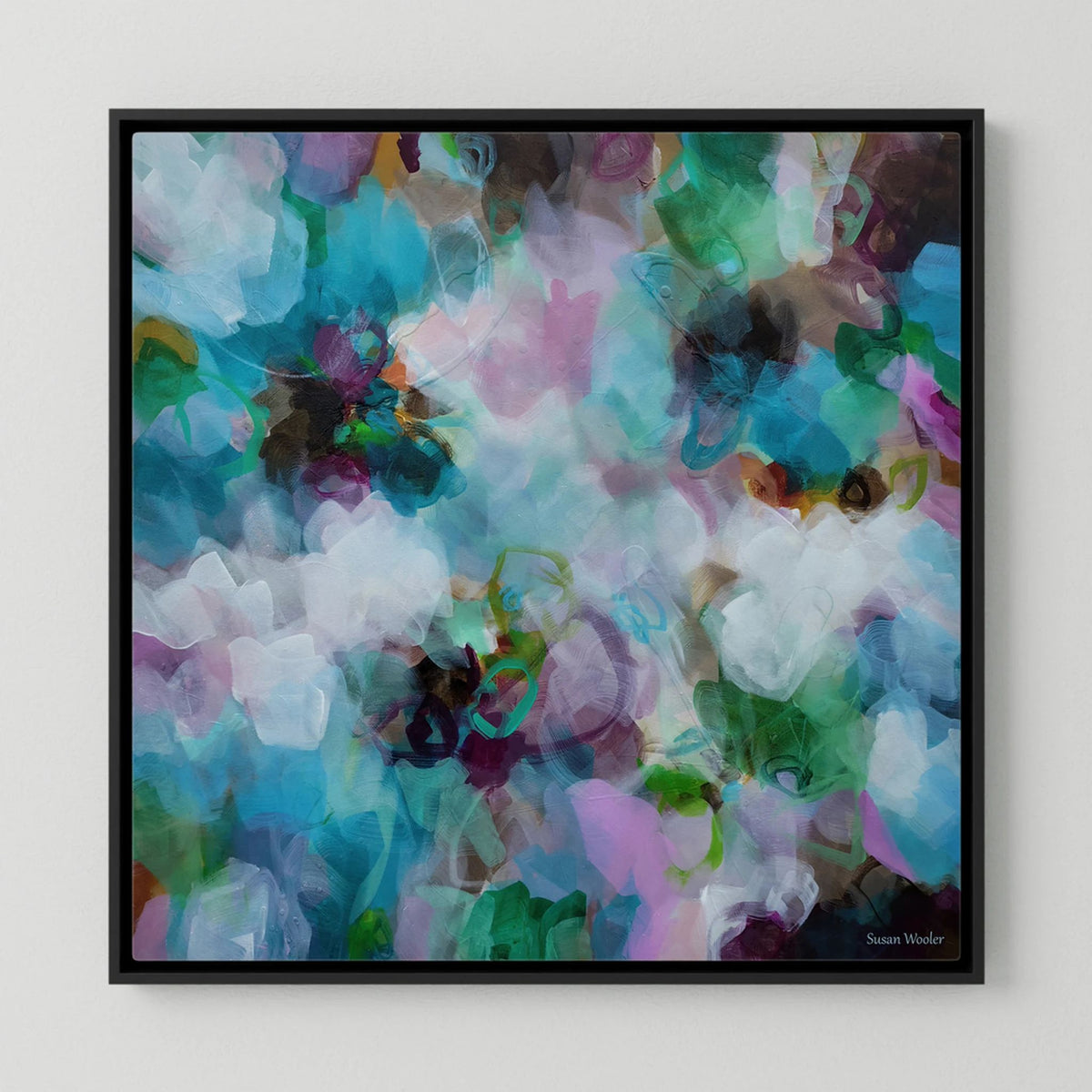 Breathe - Framed Canvas Print