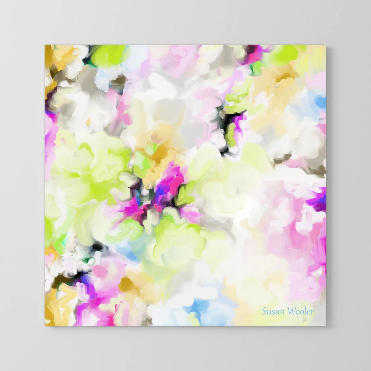 Whispering Petals - Framed Canvas Print