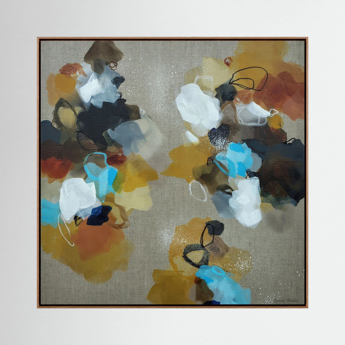 Moving Forward II - Framed Canvas Print