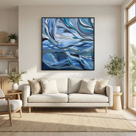 Surge - Framed Canvas Print