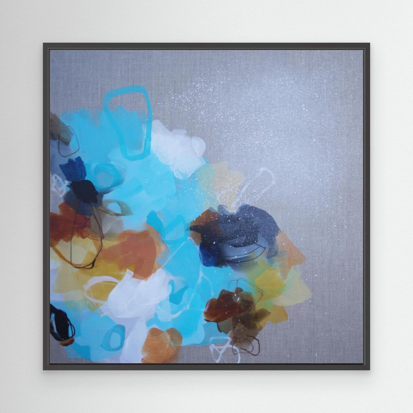 Moving Forward III - Framed Canvas Print