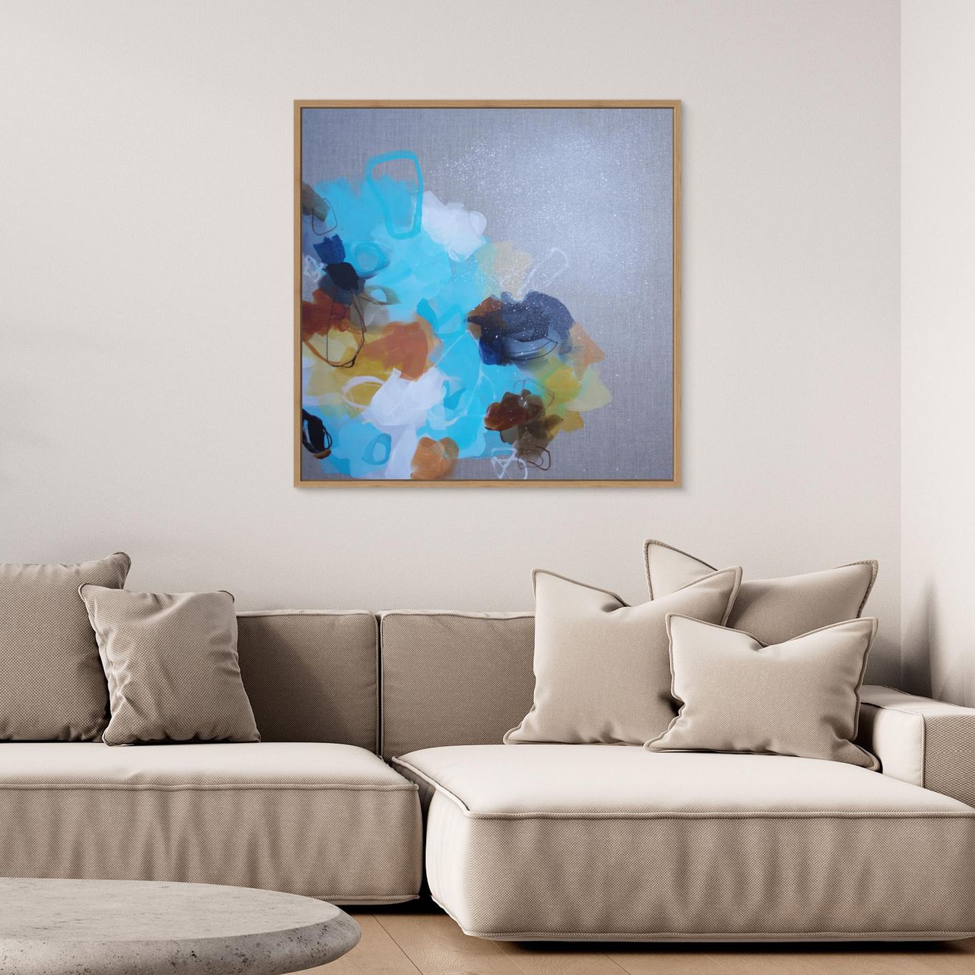 Moving Forward III - Framed Canvas Print