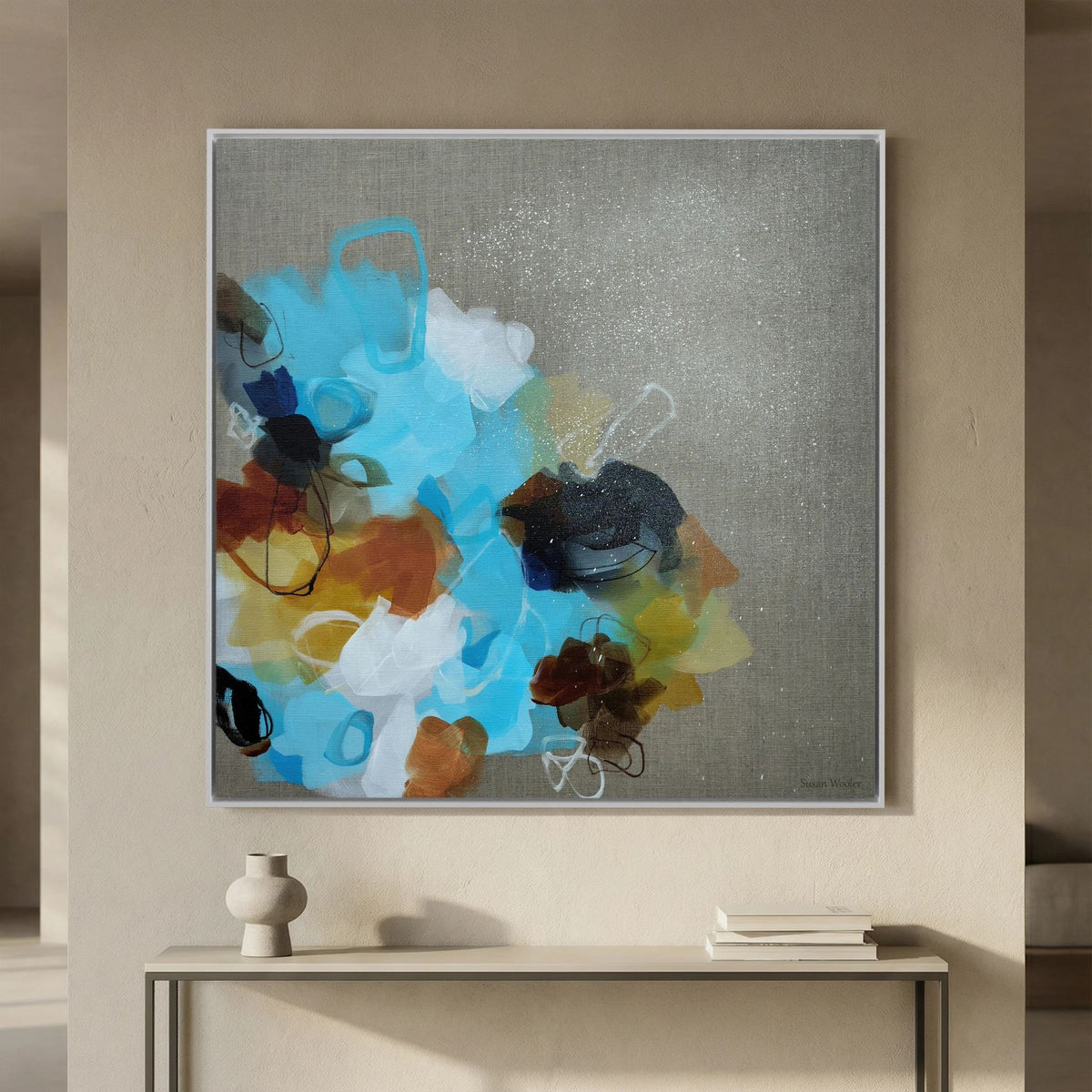 Moving Forward III - Framed Canvas Print