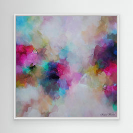 Douceur de Vivre - Framed Canvas Print by Susan Wooler