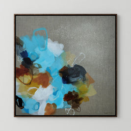 Moving Forward III - Framed Canvas Print
