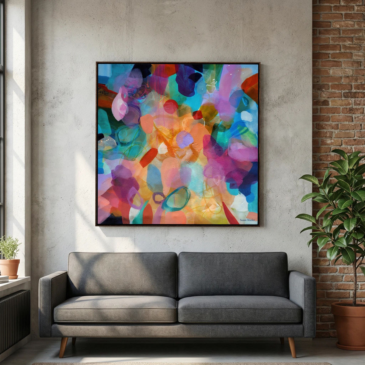 Forgotten Beauty - Framed Canvas Print