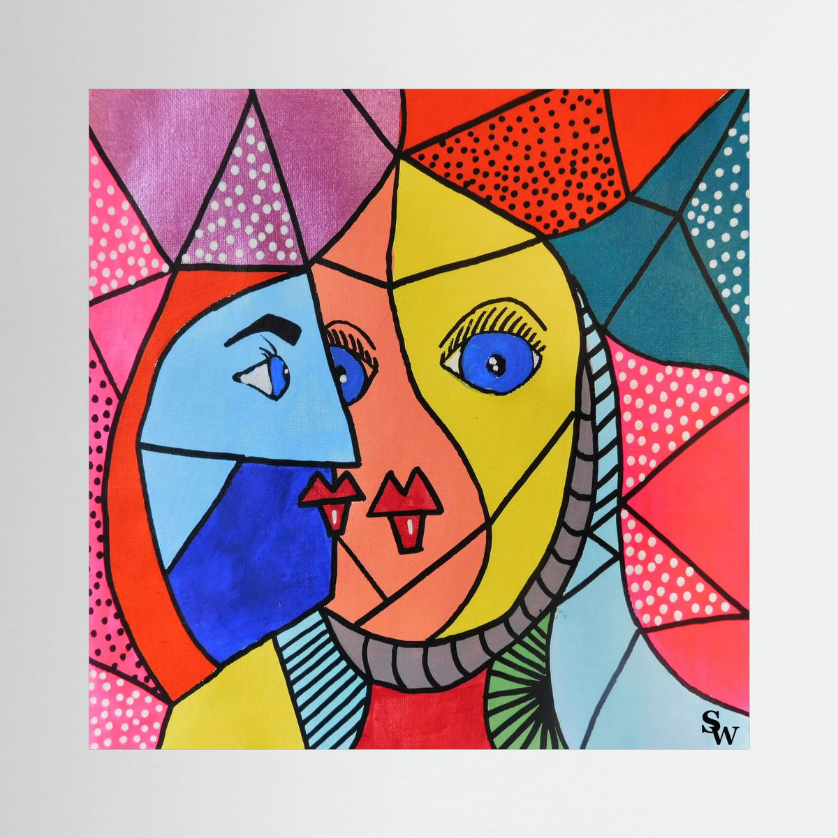The Modern Muse - Framed Canvas Print