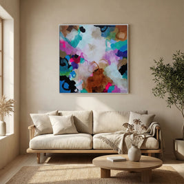 Where the Land Breathes - Framed Canvas Print