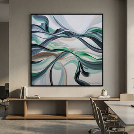 Undulation - Framed Canvas Print