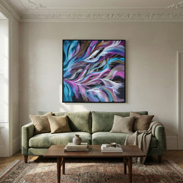 Kinetic - Framed Canvas Print