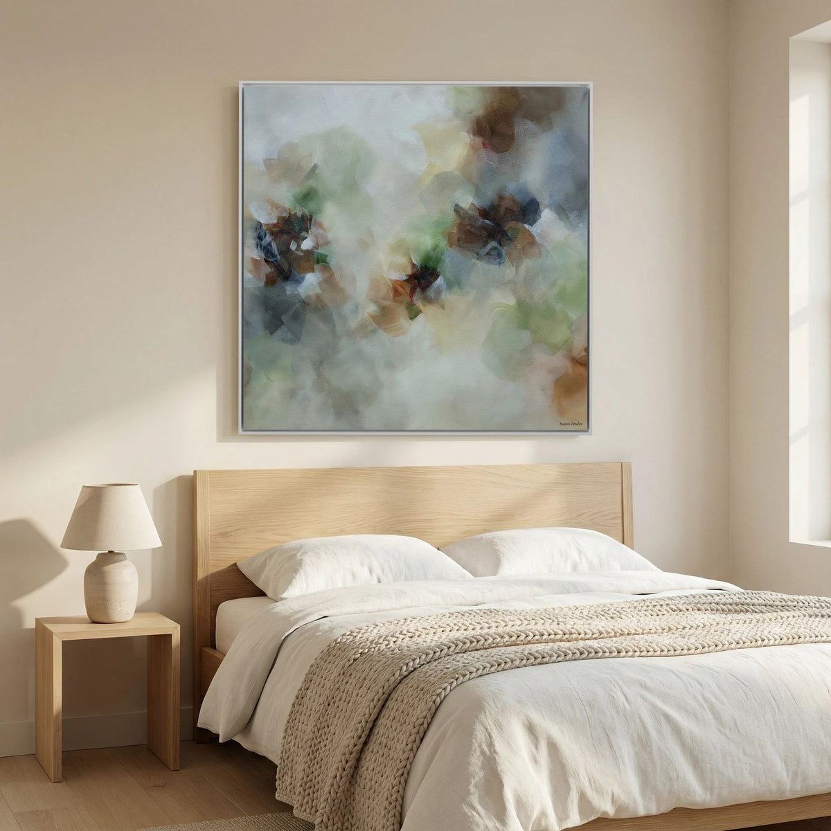 Earth Echoes - Framed Canvas Print